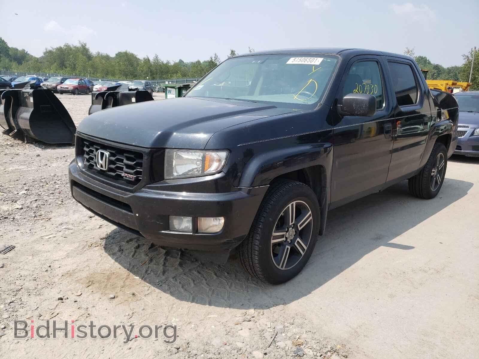2013 HONDA RIDGELINE - VIN: 5FPYK1F7XDB008550 - Фото 2