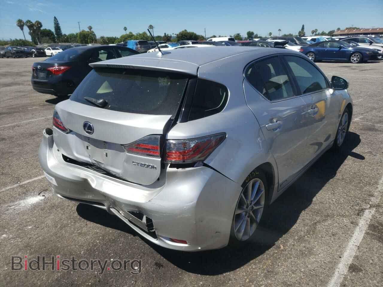 2012 LEXUS CT 200 - VIN: JTHKD5BH5C2113060 - Фото 4