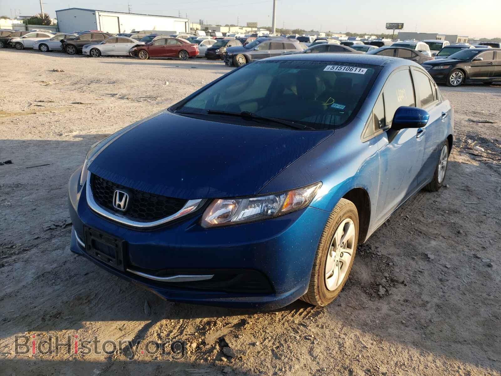 2014 HONDA CIVIC - VIN: 2HGFB2F58EH505954 - Фото 2