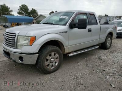 2012 Ford F-150 Super Cab, серебристый — VIN 1FTFX1EF2CFA00320, Copart