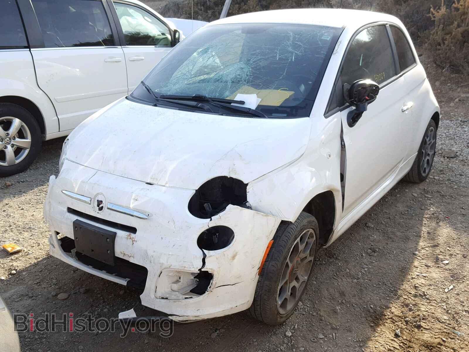2012 FIAT 500 - VIN: 3C3CFFBRXCT384245 - Фото 2