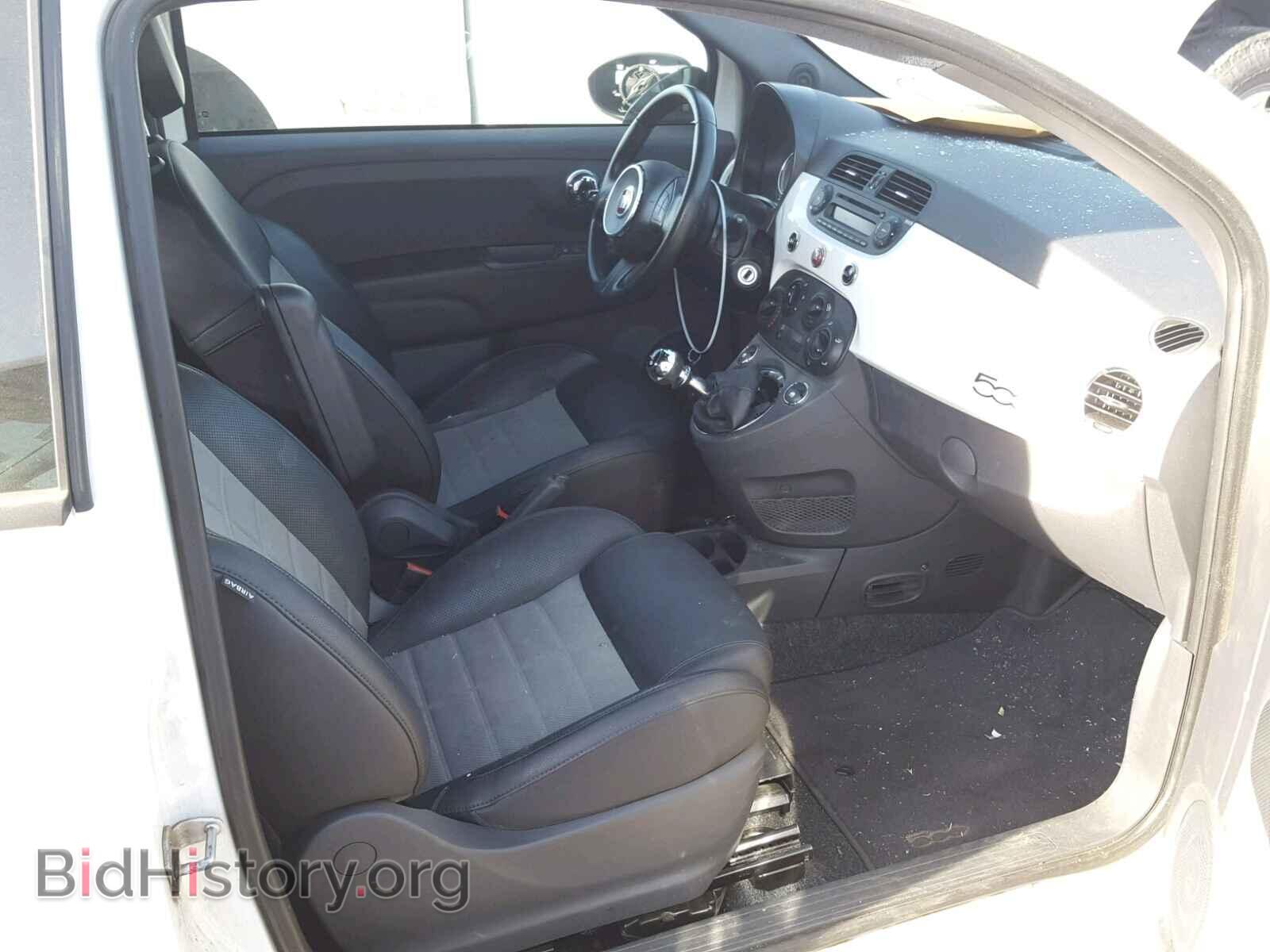 2012 FIAT 500 - VIN: 3C3CFFBRXCT384245 - Фото 5