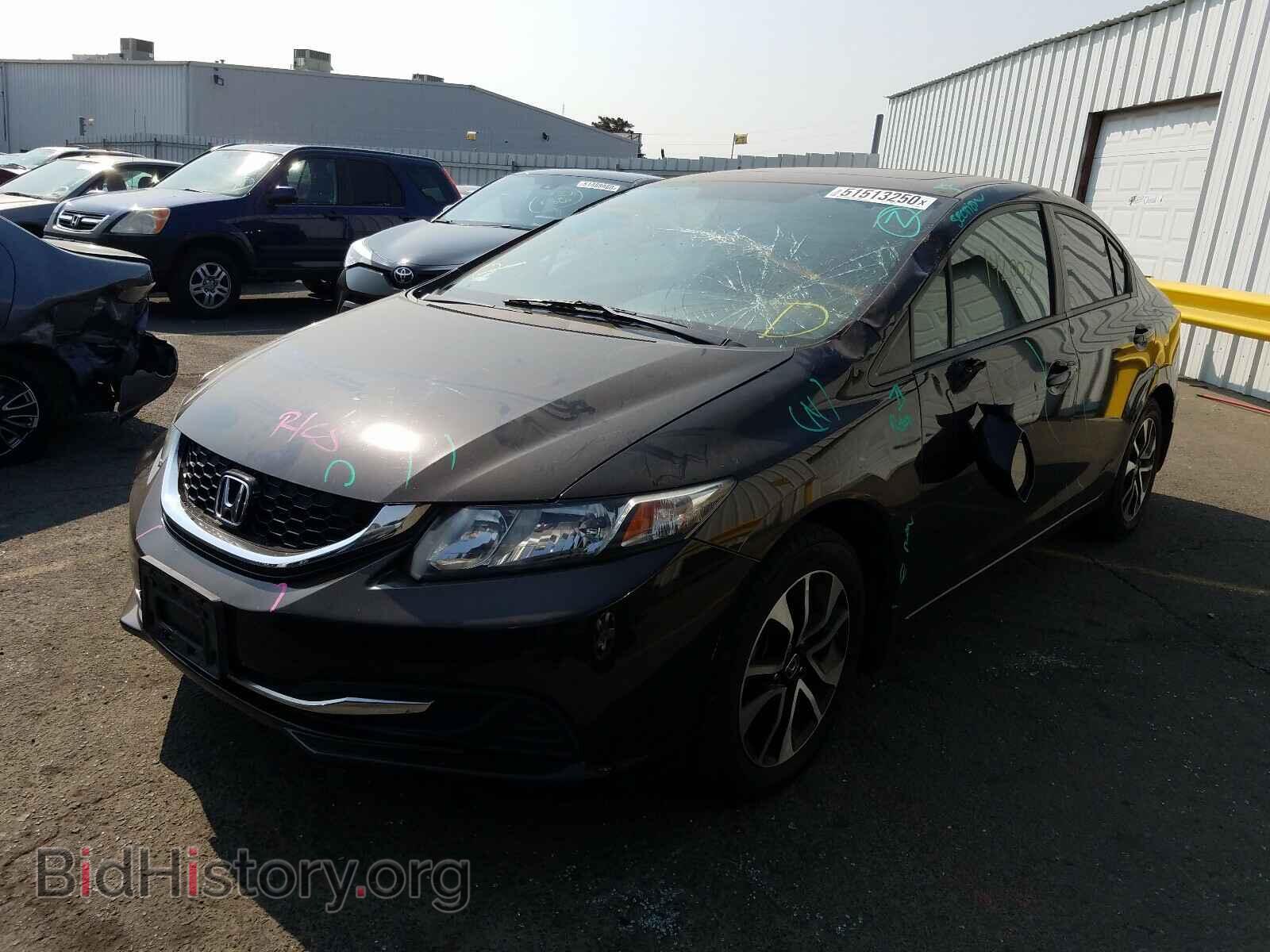 2013 HONDA CIVIC - VIN: 2HGFB2F86DH503144 - Фото 2