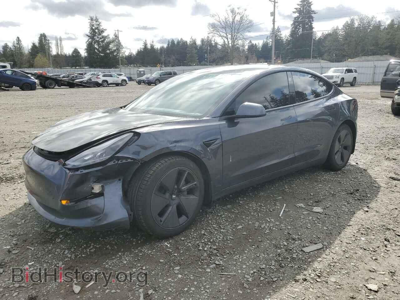 Photo 5YJ3E1EA3MF017744 - TESLA MODEL 3 2021