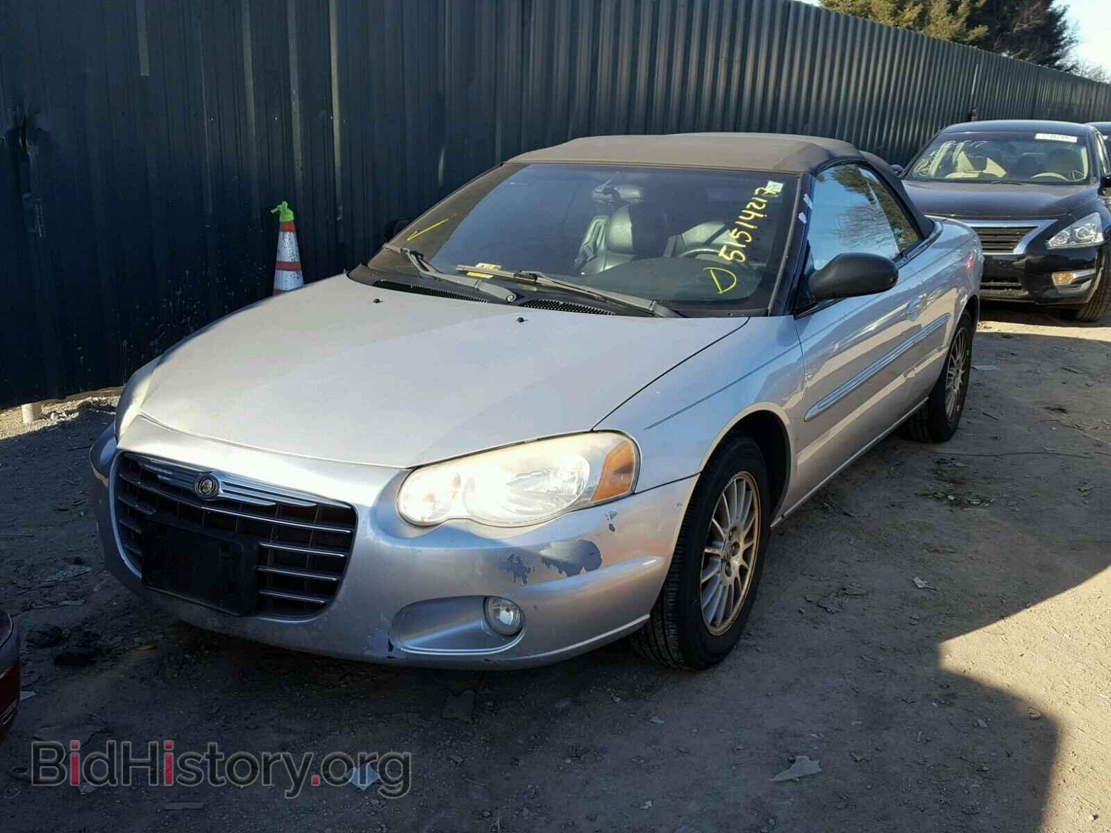2004 CHRYSLER SEBRING - VIN: 1C3EL55R44N298681 - Фото 2