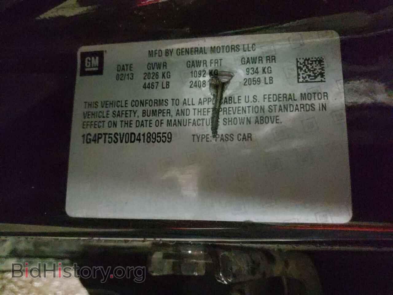 2013 BUICK VERANO - VIN: 1G4PT5SV0D4189559 - Фото 10