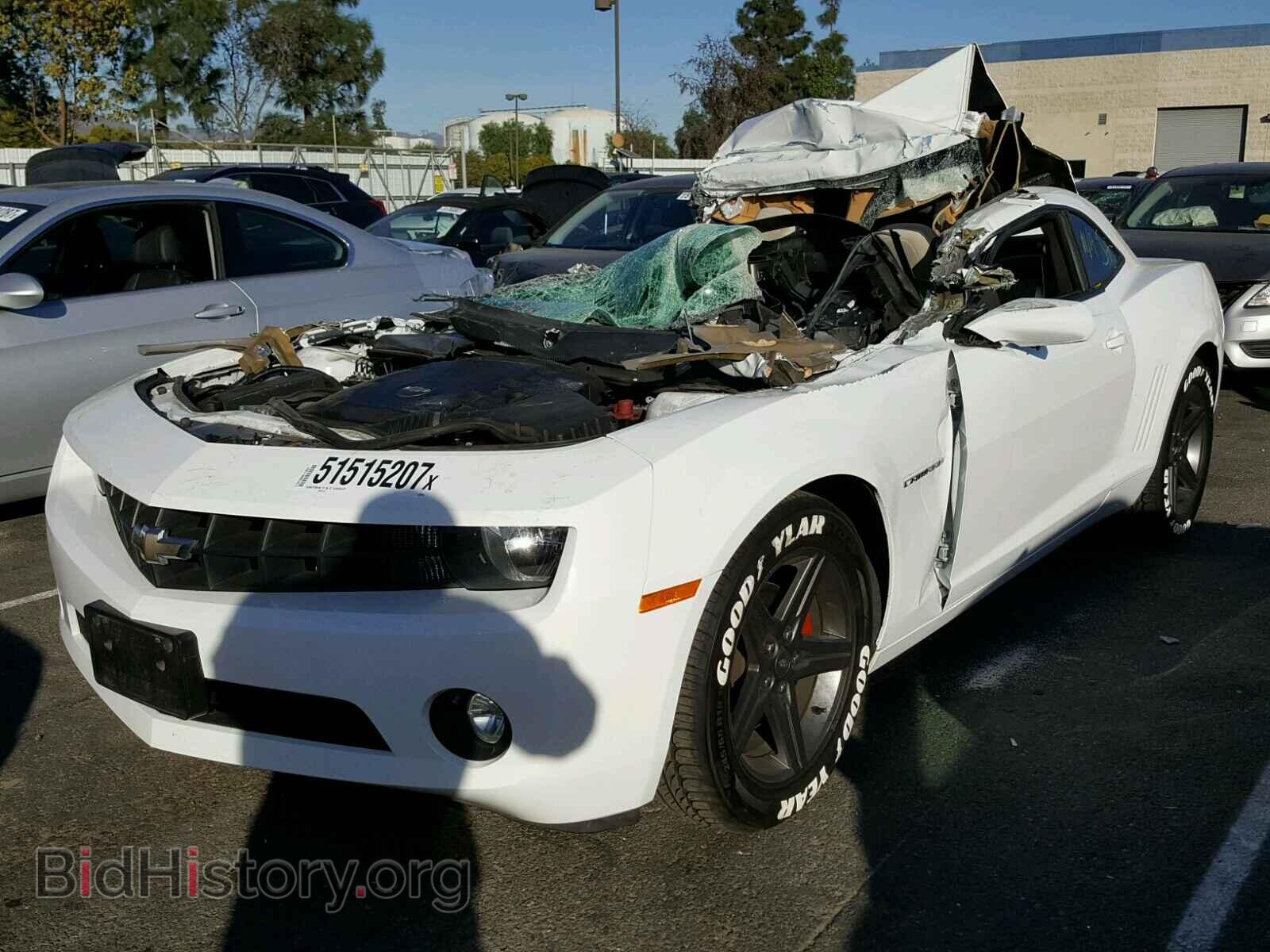 2012 CHEVROLET CAMARO - VIN: 2G1FB1E39C9128253 - Фото 2