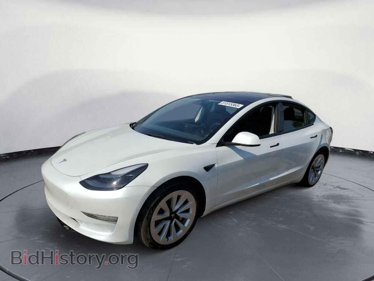 Photo 5YJ3E1EA2NF368453 - TESLA MODEL 3 2022