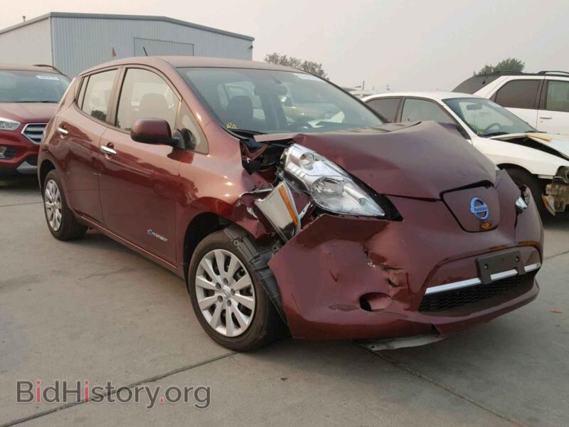 2017 Nissan LEAF Leaf S (VIN 1N4BZ0CPXHC309871) — фото 1 из 10, Copart, повреждение: передняя часть