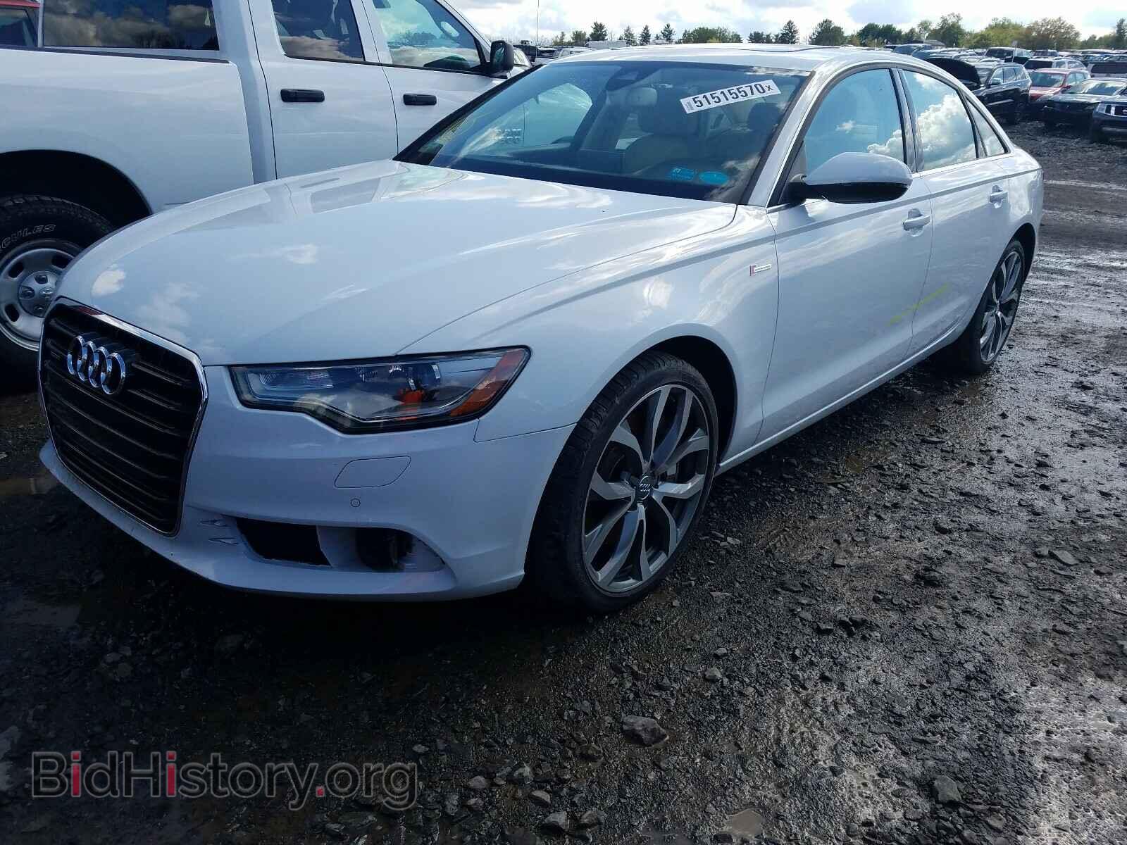2013 AUDI A6 - VIN: WAUGGAFC2DN142177 - Фото 2