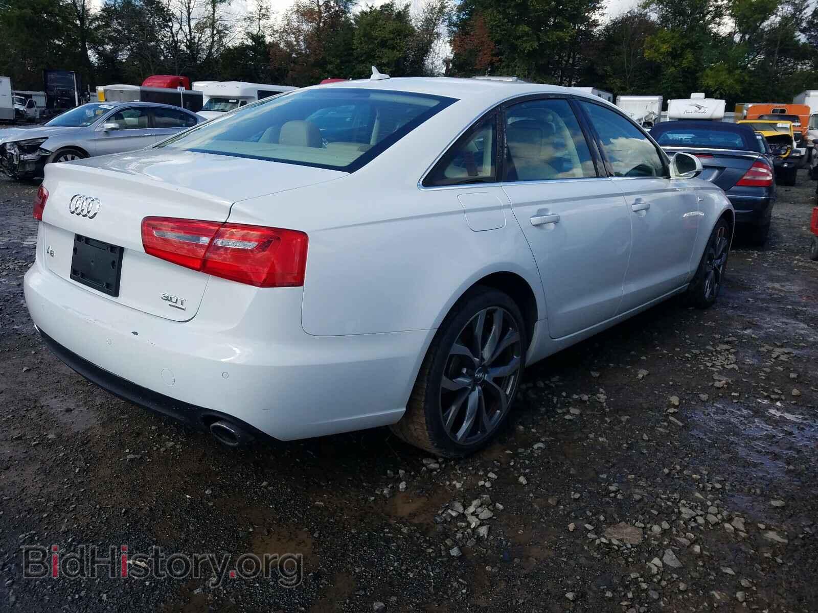 2013 AUDI A6 - VIN: WAUGGAFC2DN142177 - Фото 4