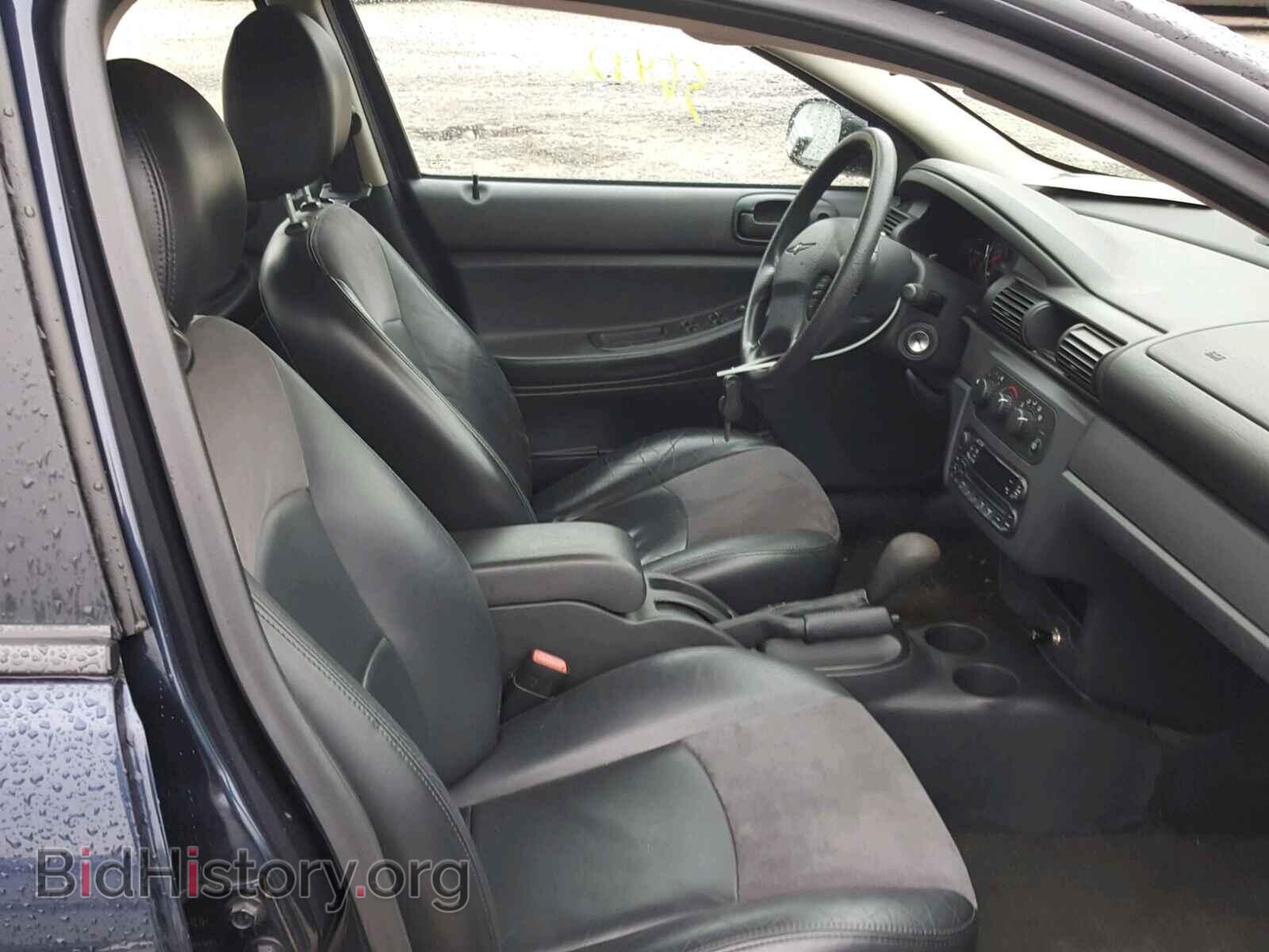 2004 CHRYSLER SEBRING - VIN: 1C3EL46X44N408345 - Фото 5