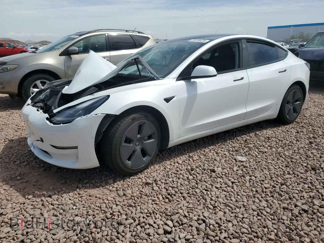 Photo 5YJ3E1EA5MF100477 - TESLA MODEL 3 2021