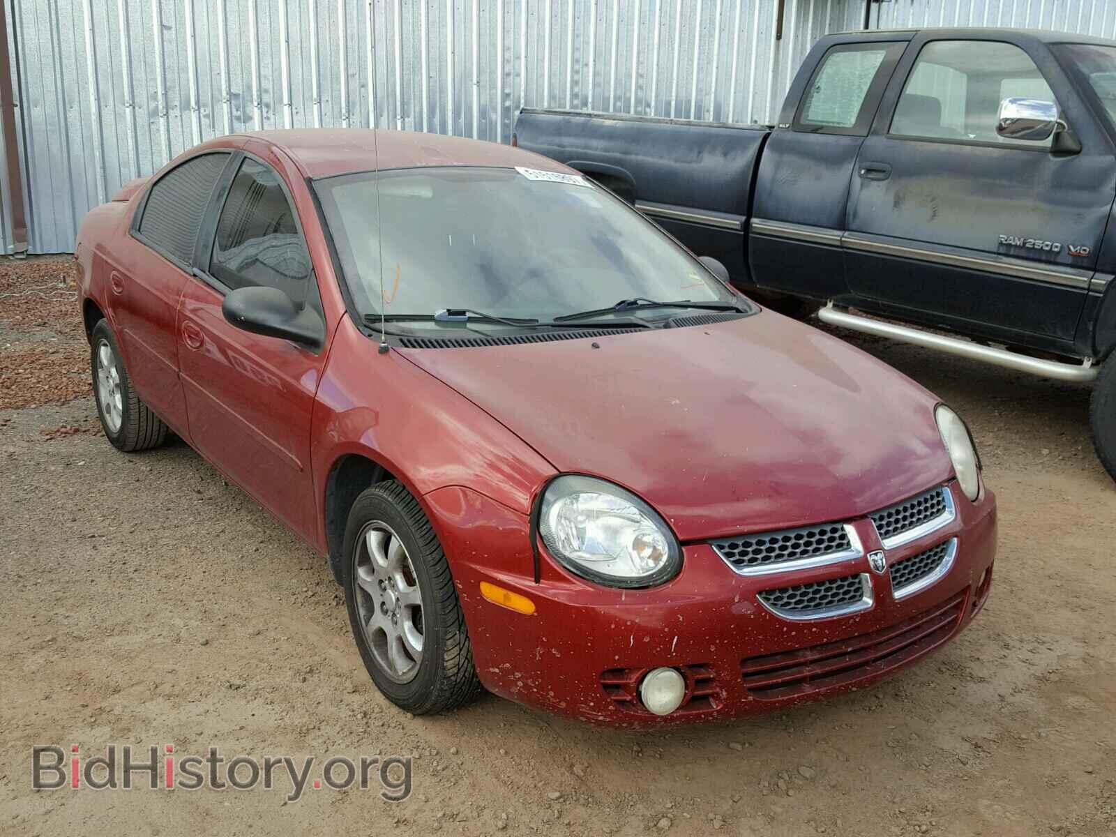 Фотография 1B3ES56CX4D552281 - DODGE NEON 2004
