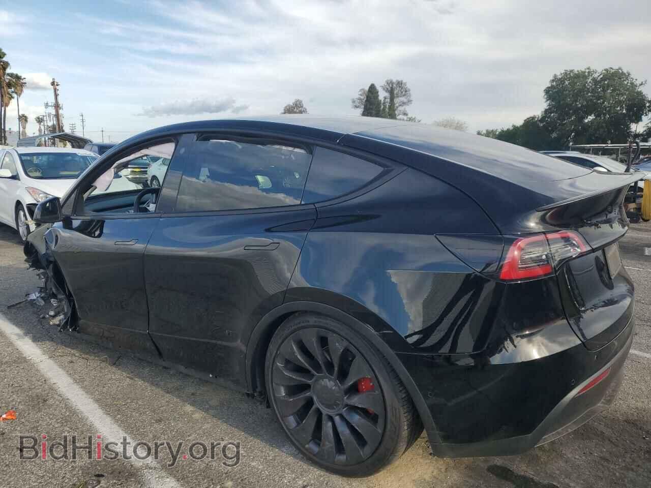 2022 TESLA MODEL Y - VIN: 7SAYGDEF9NF455508 - Фото 2