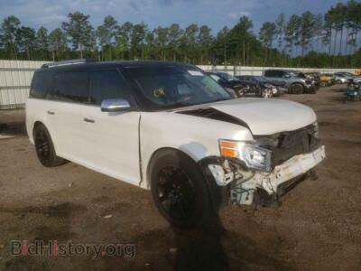 2012 Ford FLEX Flex Limit, white — VIN 2FMGK5DC4CBD11214, Copart