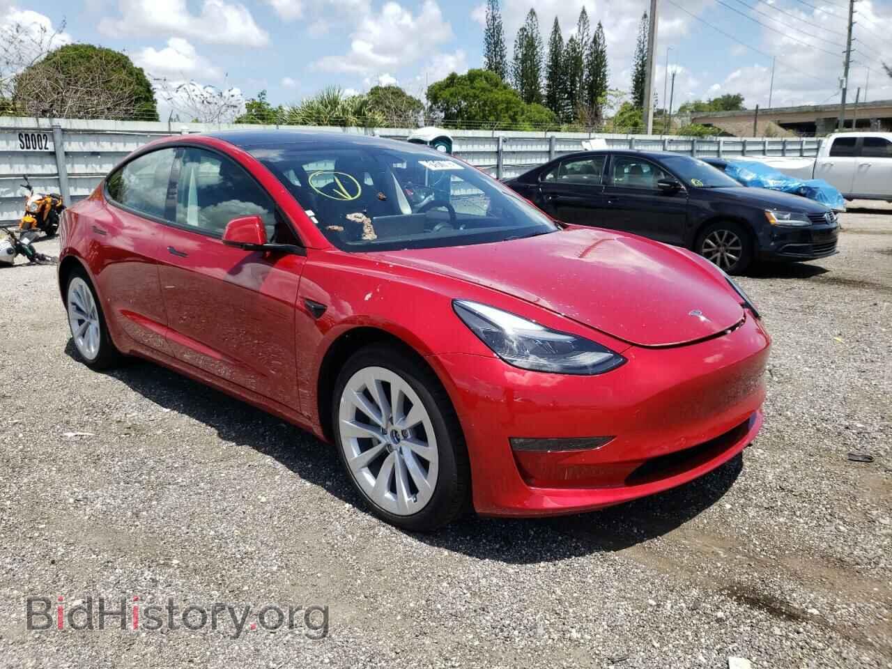 Фотография 5YJ3E1EB2NF191069 - TESLA MODEL 3 2022