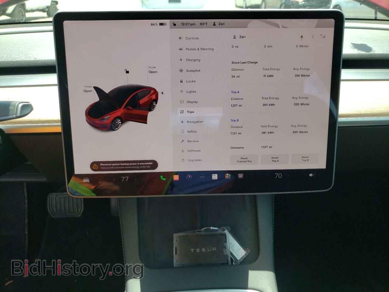 2022 TESLA MODEL 3 - VIN: 5YJ3E1EB2NF191069 - Фото 9