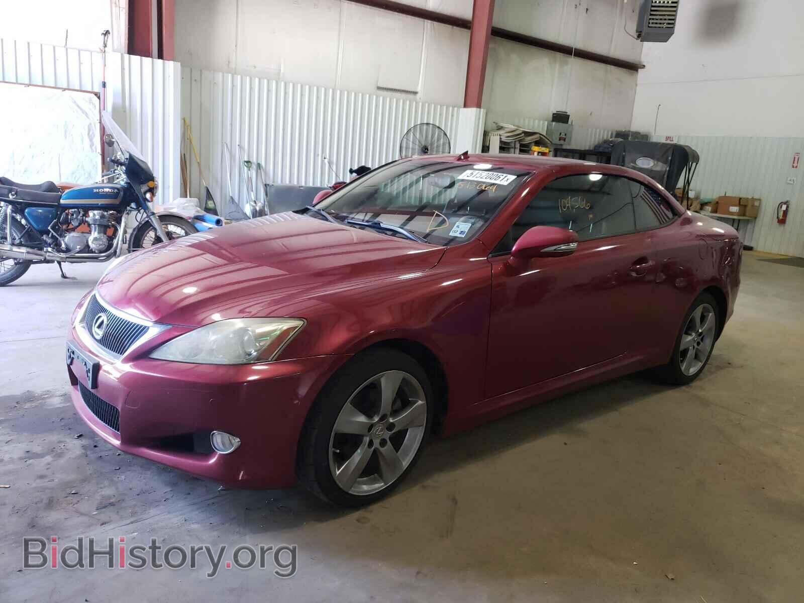 2010 LEXUS IS - VIN: JTHFF2C26A2513064 - Фото 2