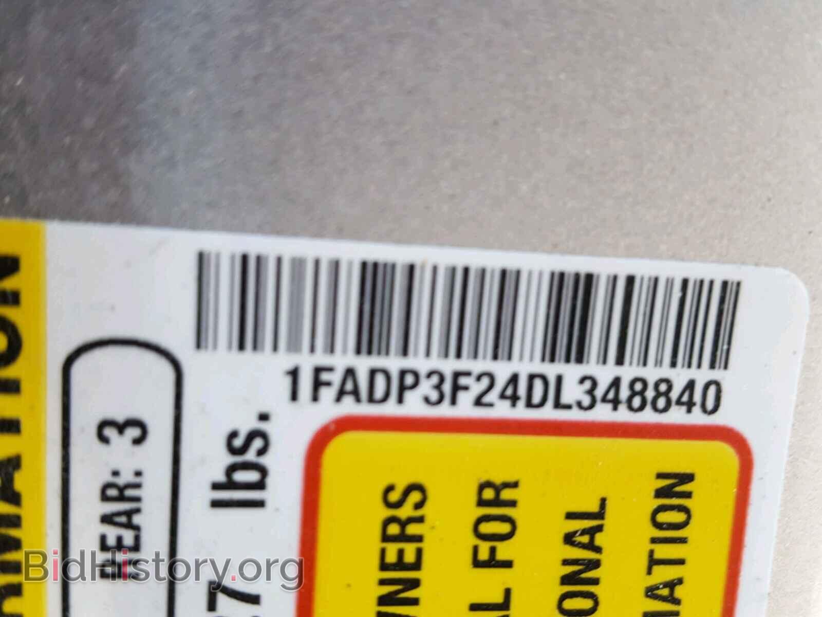 2013 FORD FOCUS - VIN: 1FADP3F24DL348840 - Фото 10
