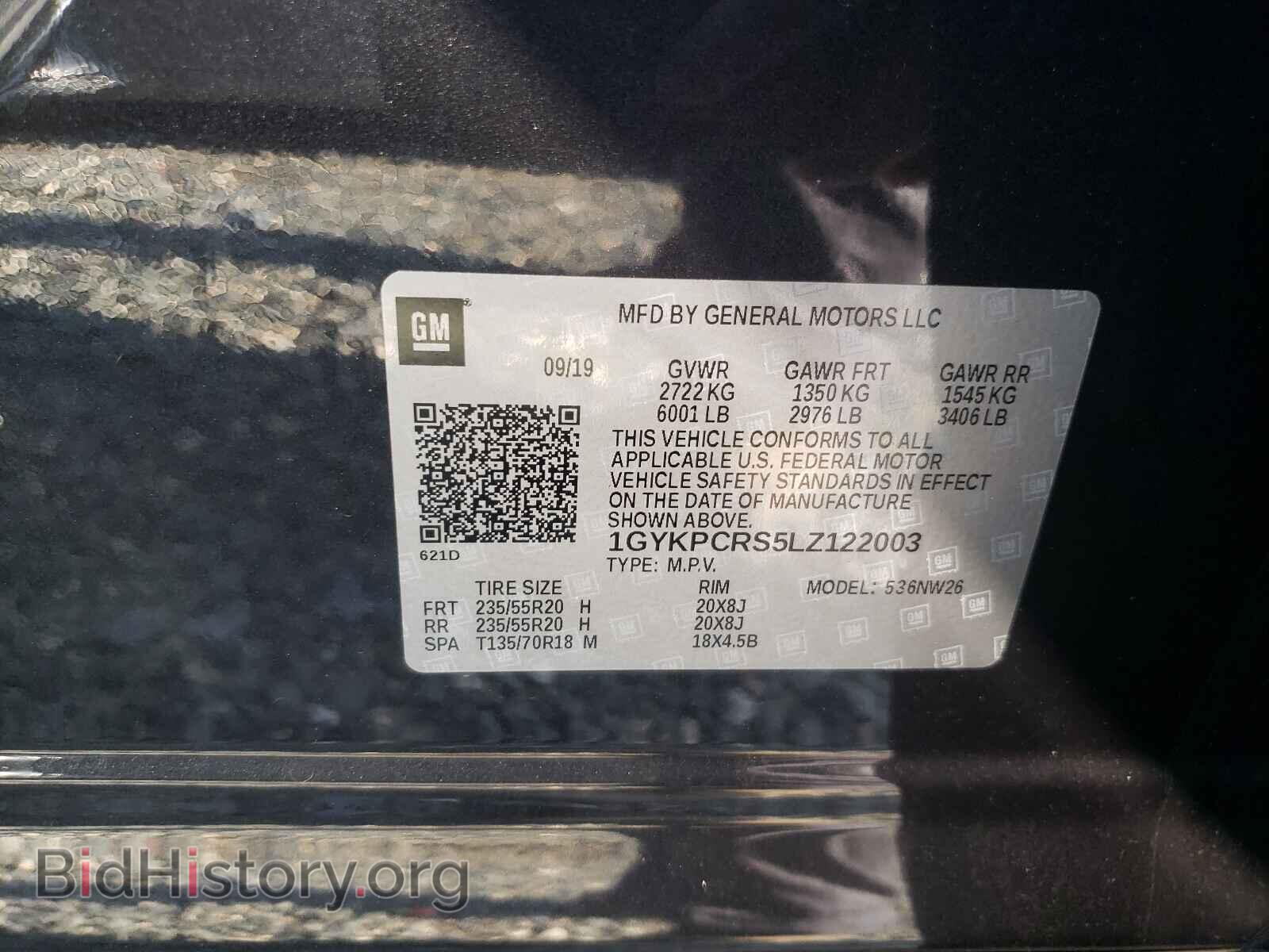 2020 CADILLAC XT6 - VIN: 1GYKPCRS5LZ122003 - Фото 10