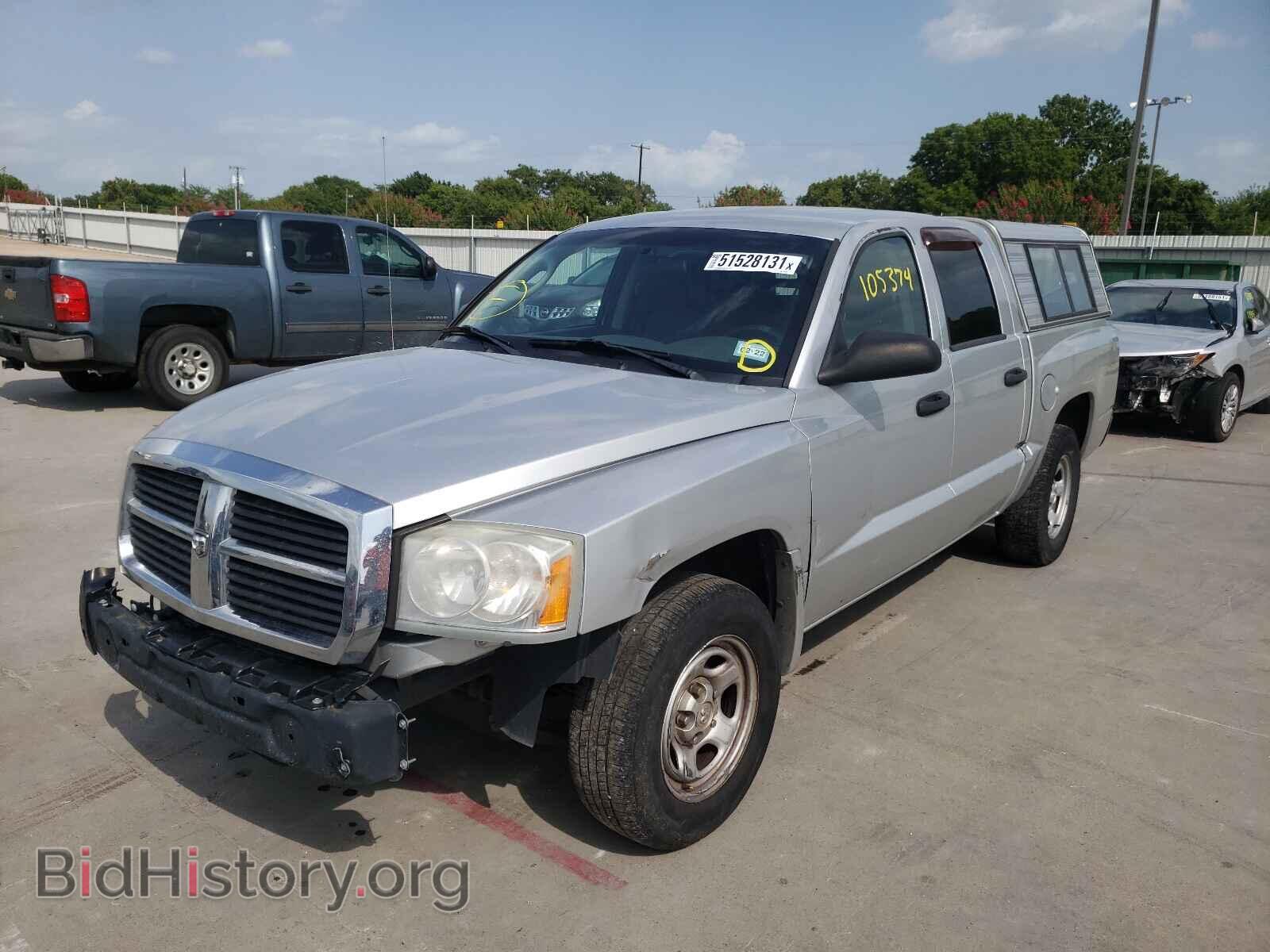 2006 DODGE DAKOTA - VIN: 1D7HE28K76S598922 - Фото 2
