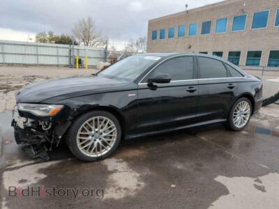 2016 Audi A6 Premium Plus, black — VIN WAUFGAFC0GN005223, Copart