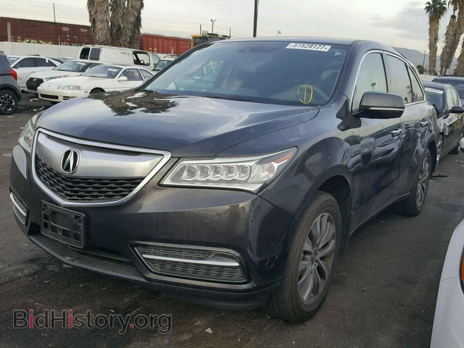 Фотография 5FRYD3H60EB009600 - ACURA MDX 2014