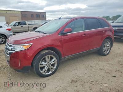 2013 Ford EDGE Limited, red — VIN 2FMDK4KC6DBB94916, Copart