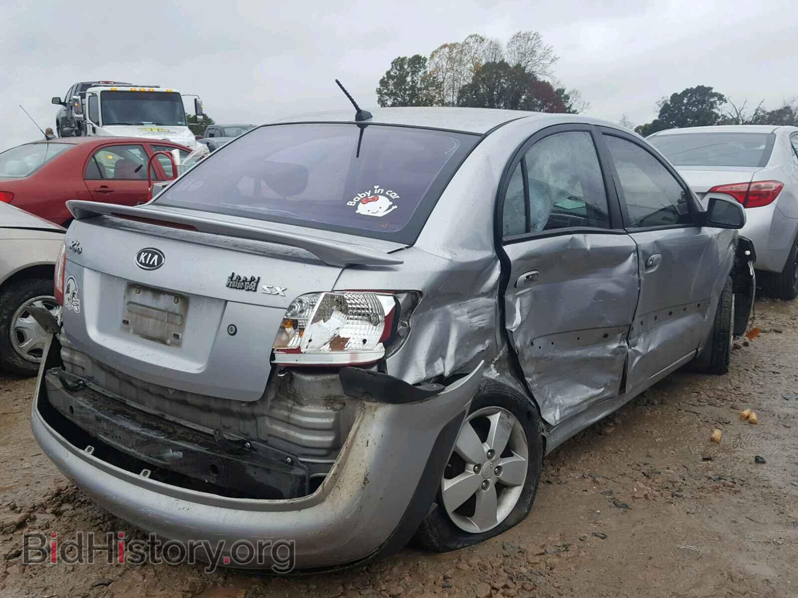 2007 KIA RIO BASE - VIN: KNADE123276253499 - Фото 4