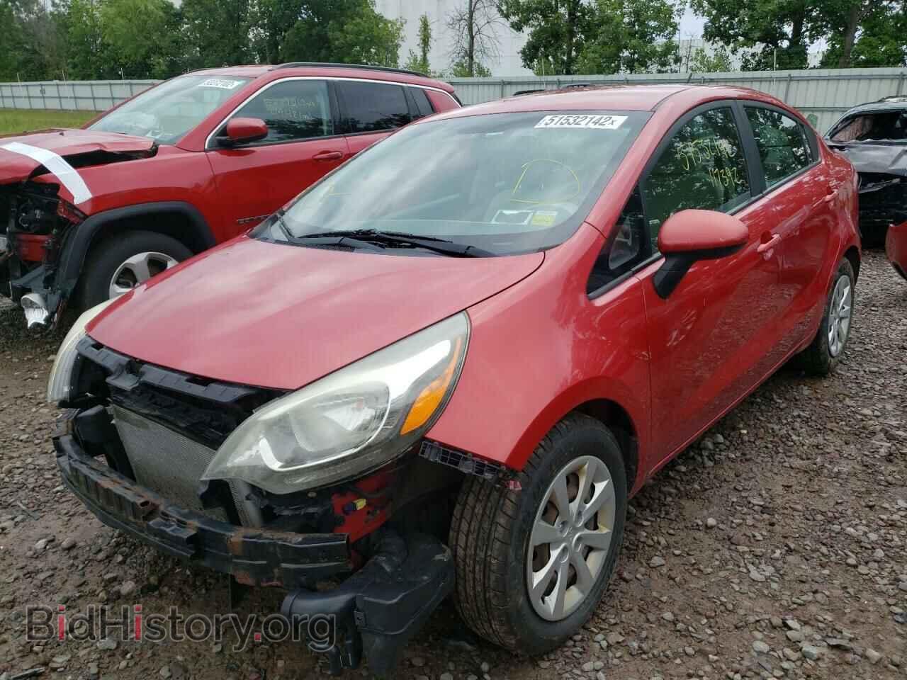 2012 KIA RIO - VIN: KNADM4A35C6056472 - Фото 2