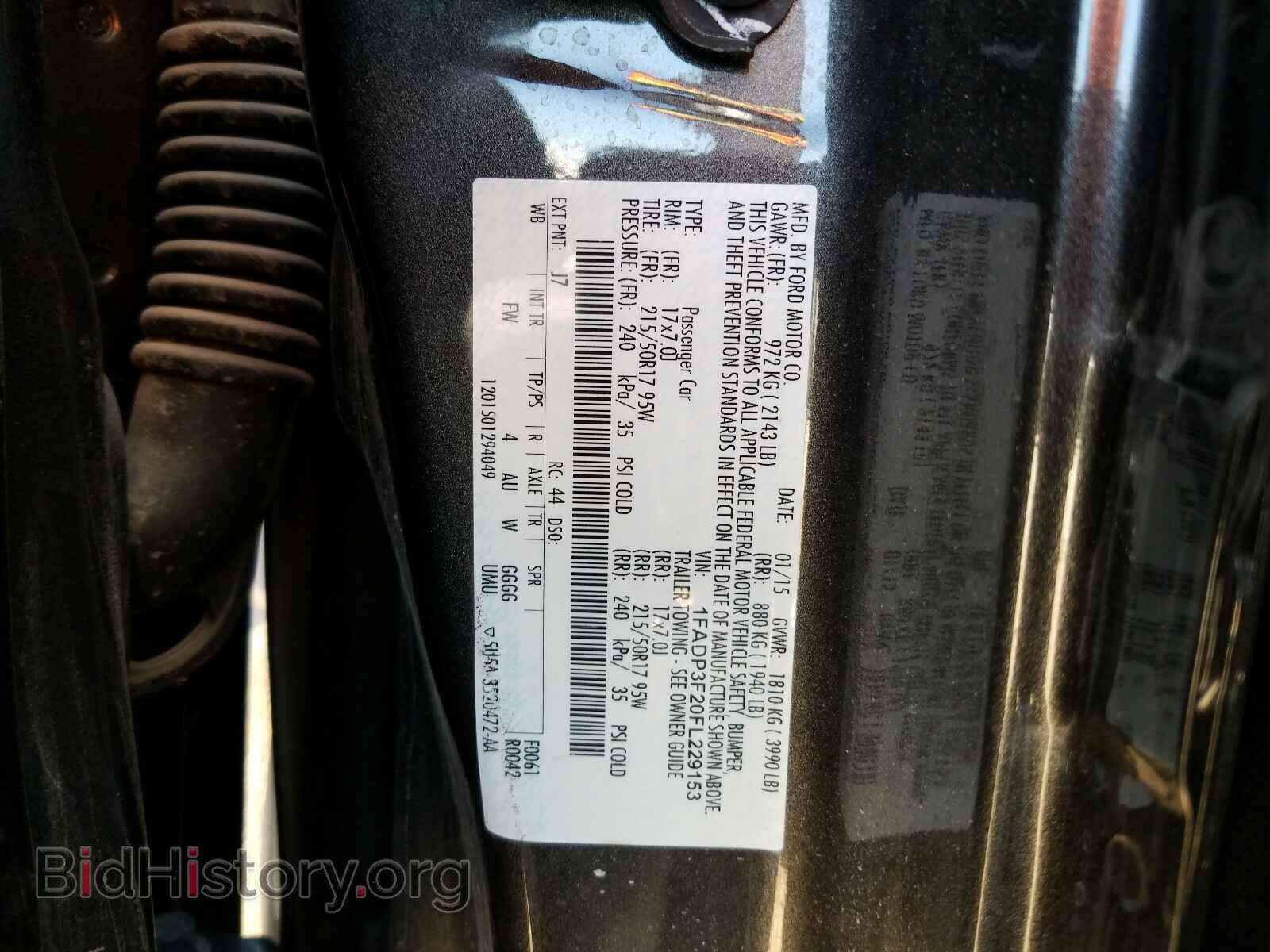 2015 FORD FOCUS - VIN: 1FADP3F20FL229153 - Photo 10