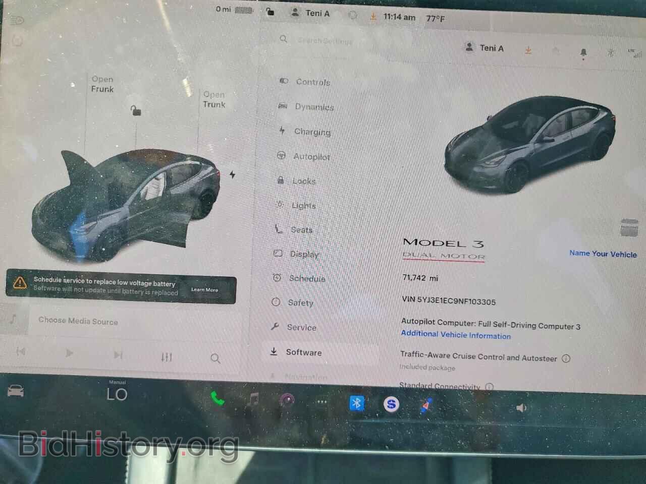 2022 TESLA MODEL 3 - VIN: 5YJ3E1EC9NF103305 - Photo 9
