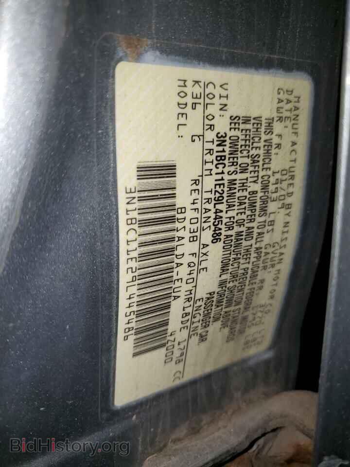2009 NISSAN VERSA - VIN: 3N1BC11E29L445486 - Фото 13