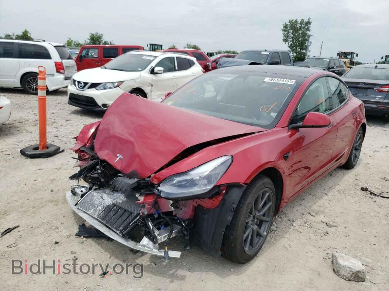 2022 TESLA MODEL 3 - VIN: 5YJ3E1EB1NF185473 - Photo 2