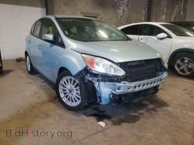 2014 Ford CMAX C-Max SE, синий — VIN 1FADP5AU7EL519893, Copart