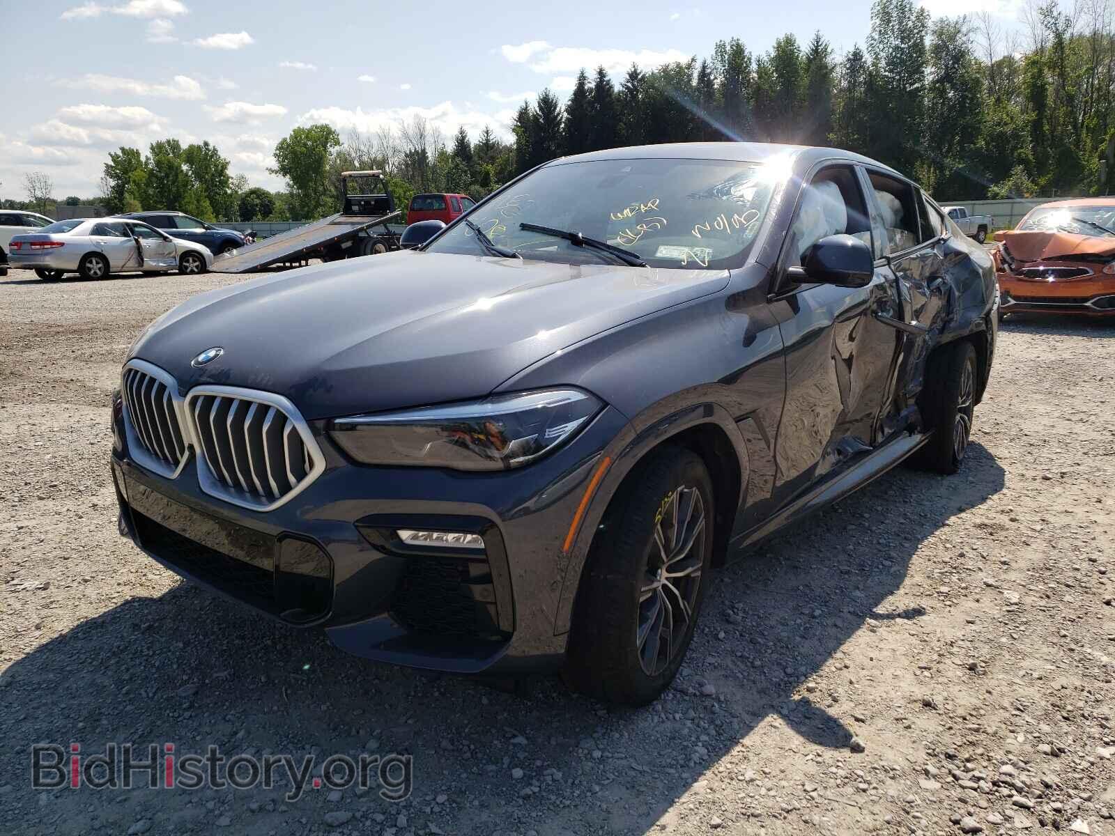 2021 BMW X6 - VIN: 5UXCY6C00M9E08702 - Фото 2