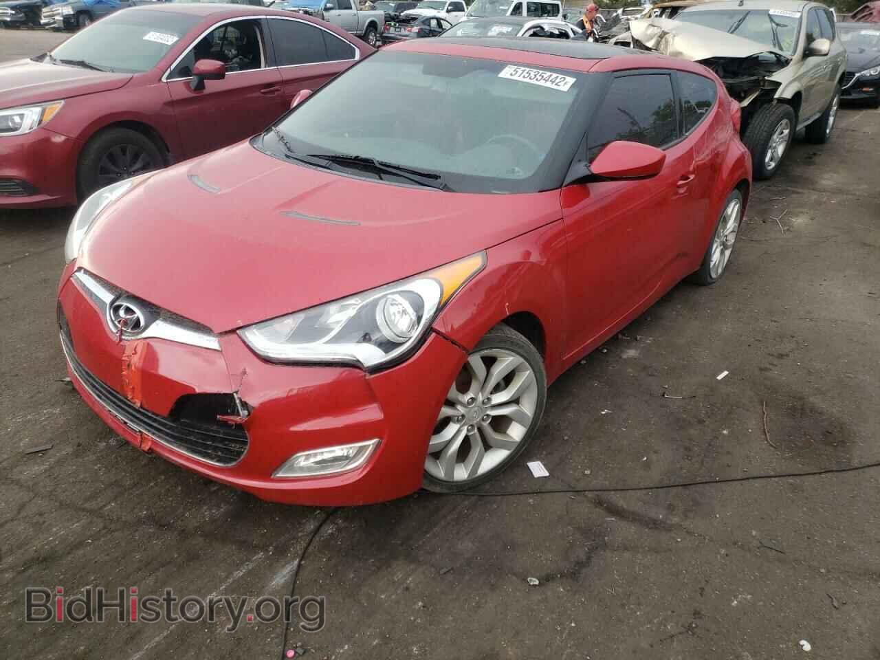 2012 HYUNDAI VELOSTER - VIN: KMHTC6AD1CU077610 - Фото 2