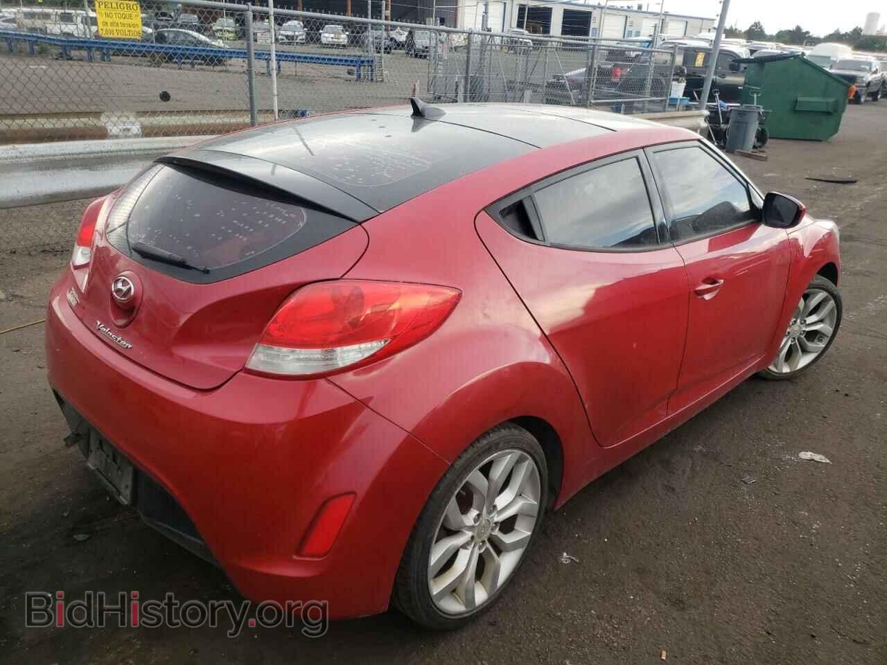 2012 HYUNDAI VELOSTER - VIN: KMHTC6AD1CU077610 - Фото 4