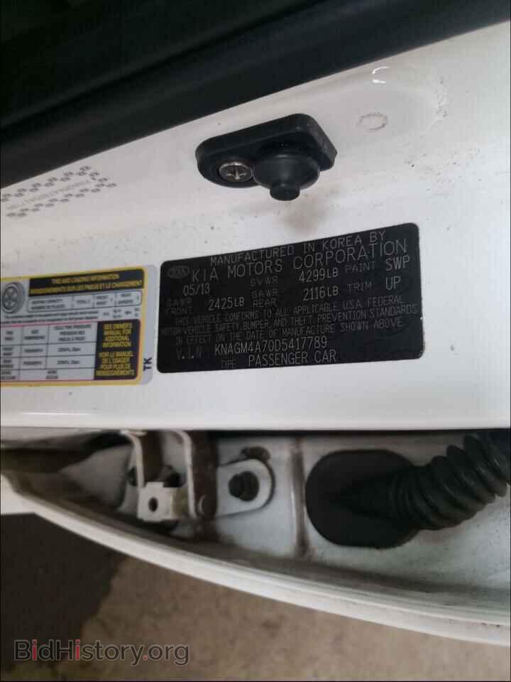 2013 KIA OPTIMA - VIN: KNAGM4A70D5417789 - Photo 10
