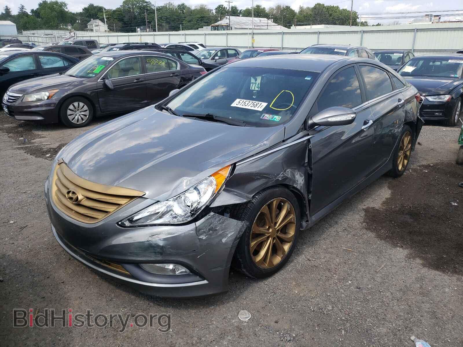 2014 HYUNDAI SONATA - VIN: 5NPEC4AC6EH813981 - Фото 2