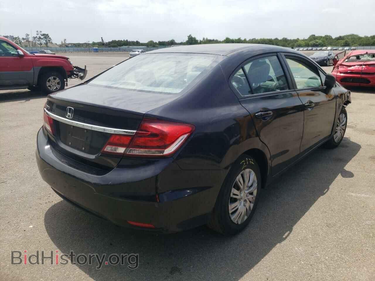 2014 HONDA CIVIC - VIN: 2HGFB2F57EH507940 - Фото 4