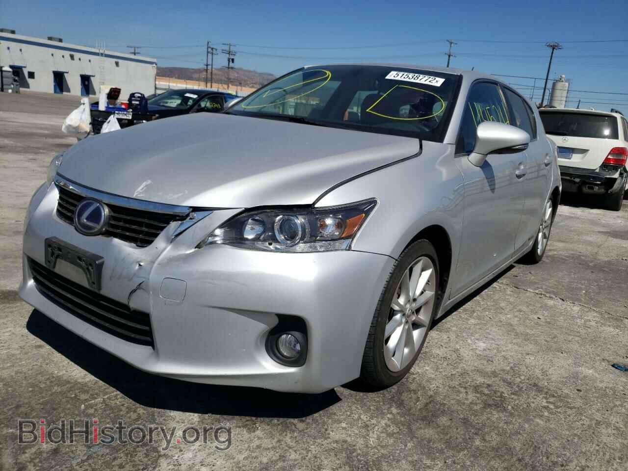 2011 LEXUS CT 200 - VIN: JTHKD5BH1B2035682 - Фото 2