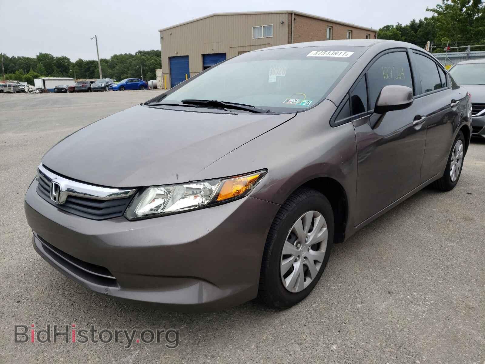 2012 HONDA CIVIC - VIN: 19XFB2F57CE309155 - Фото 2