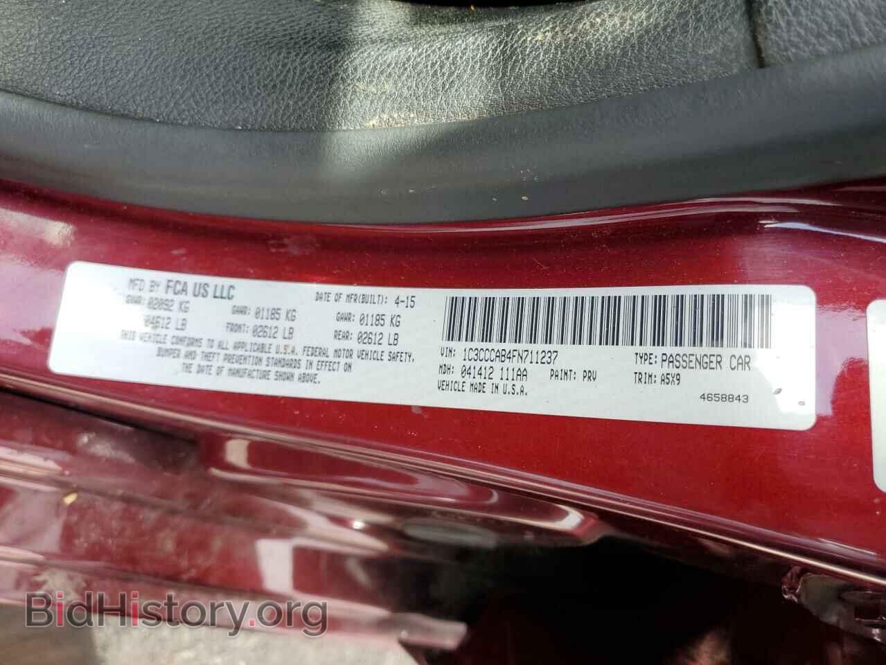 2015 CHRYSLER 200 - VIN: 1C3CCCAB4FN711237 - Photo 12