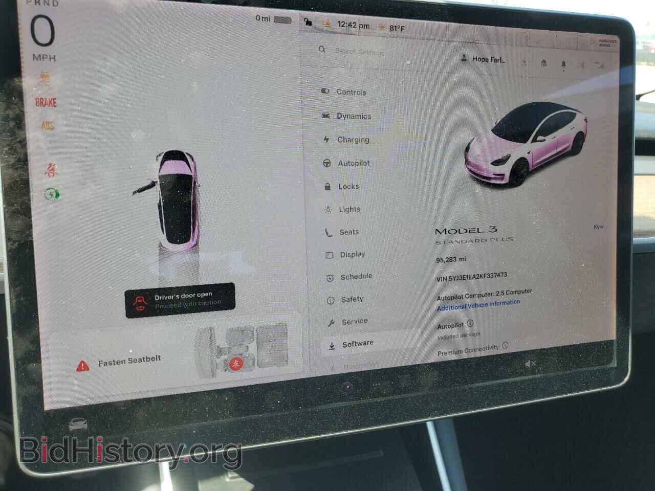 2019 TESLA MODEL 3 - VIN: 5YJ3E1EA2KF337473 - Photo 9