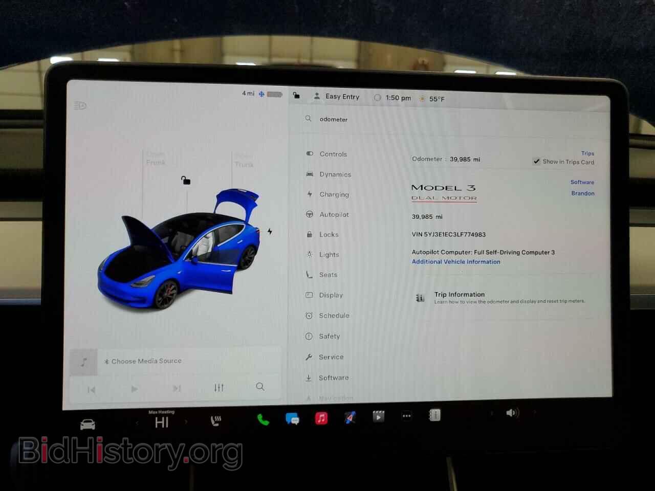 2020 TESLA MODEL 3 - VIN: 5YJ3E1EC3LF774983 - Photo 9