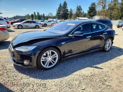 2015 Tesla MODEL S, black — VIN 5YJSA1E29FF120279, Copart