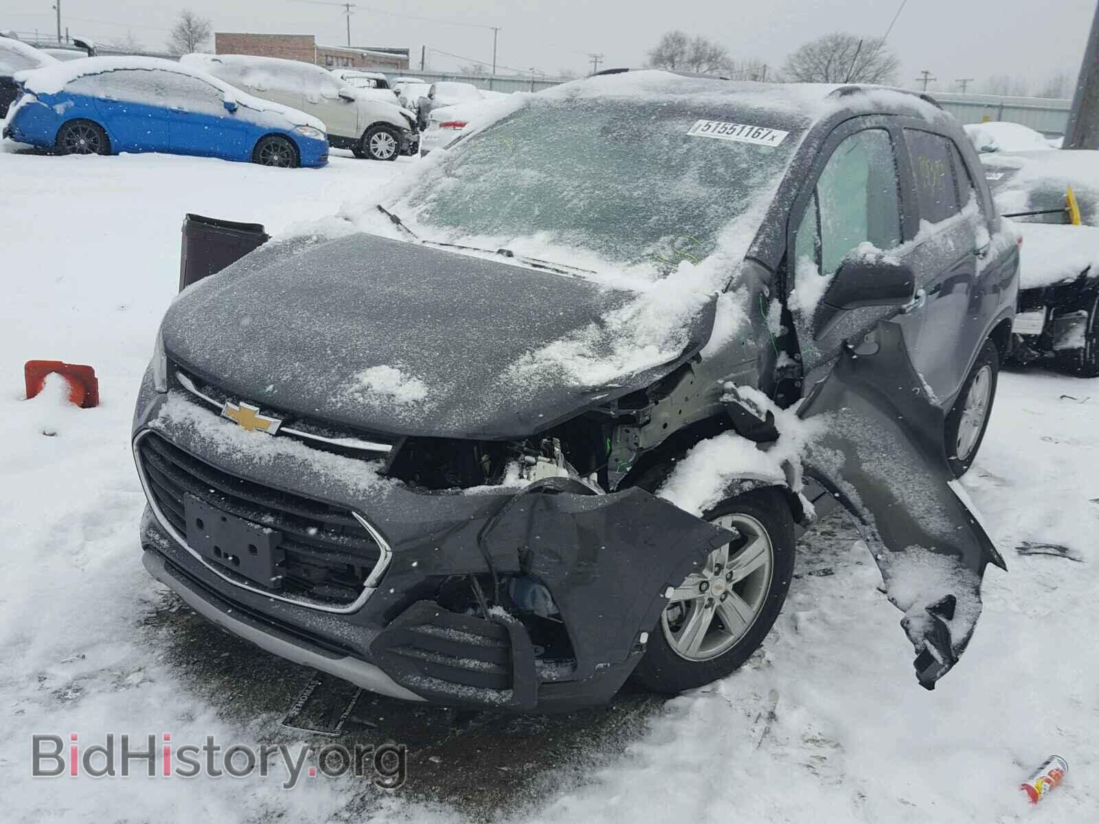 2017 CHEVROLET TRAX - VIN: 3GNCJLSB1HL183764 - Фото 2