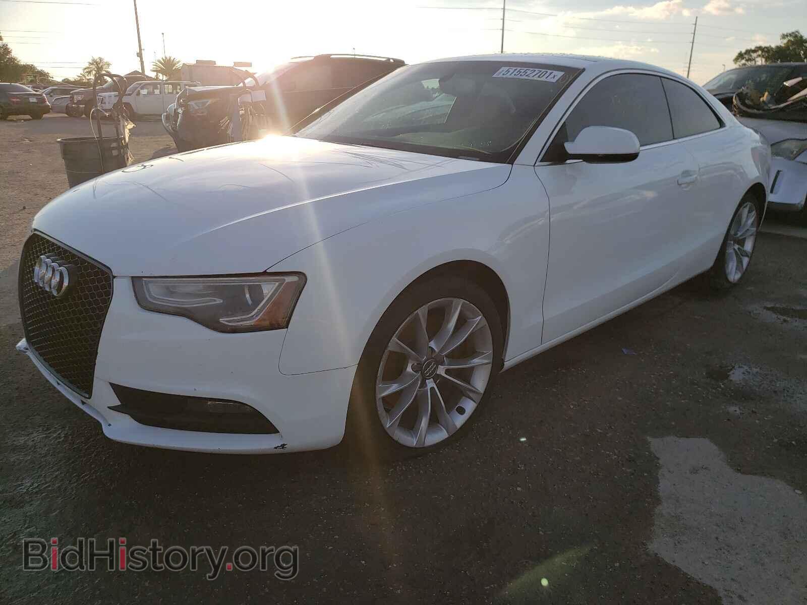 2013 AUDI A5 - VIN: WAULFAFR2DA002207 - Фото 2
